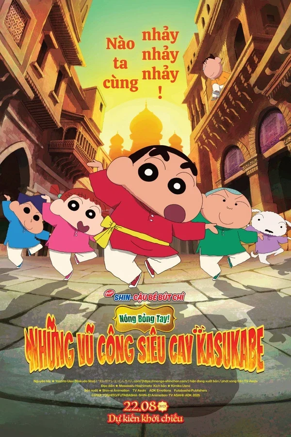 Xem Phim Shin – Cậu Bé Bút Chì 33: Nóng Bỏng Tay! Những Vũ Công Siêu Cay Kasukabe